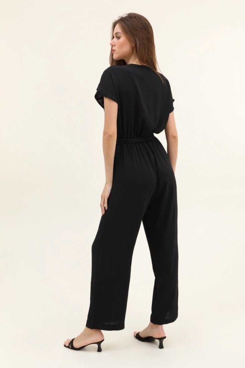 Jumpsuit Sienna in Schwarz - FROLLEIN KÄTHE Shop