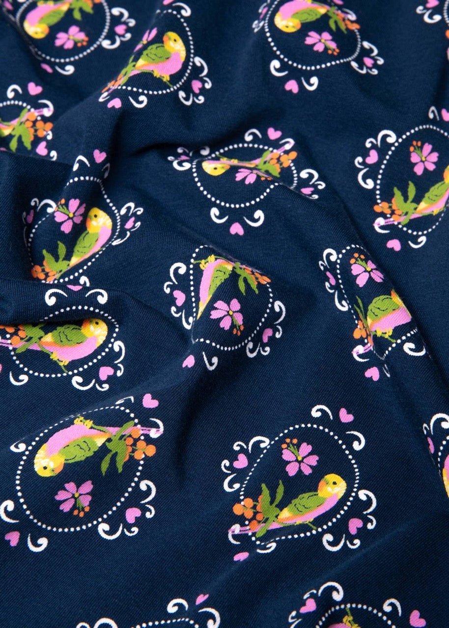 Jumpsuit Vogelsang Blau - FROLLEIN KÄTHE Shop