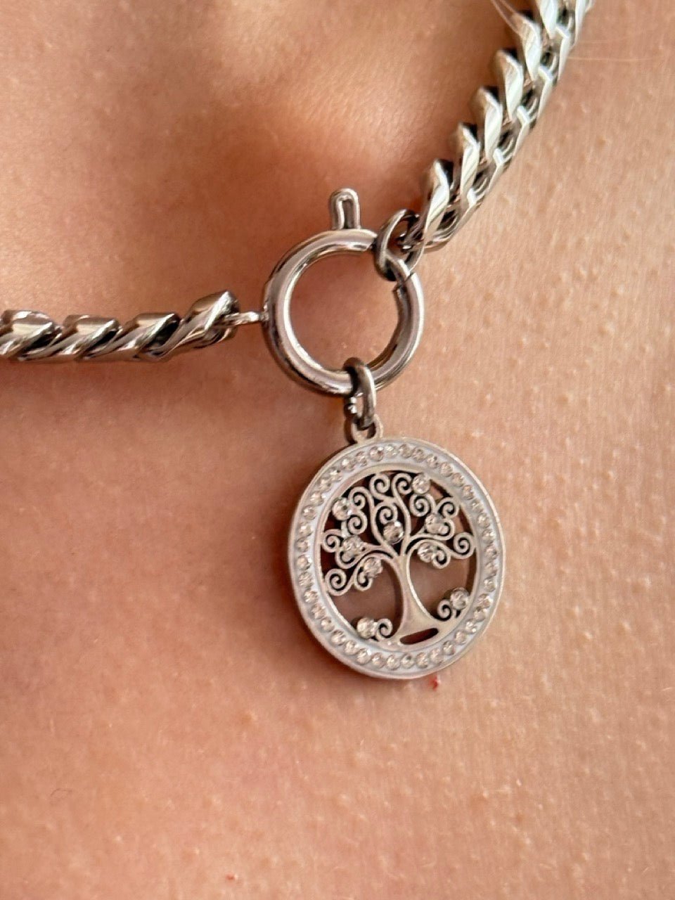 Kette Baum des Lebens Gliederkette Edelstahl - FROLLEIN KÄTHE Shop