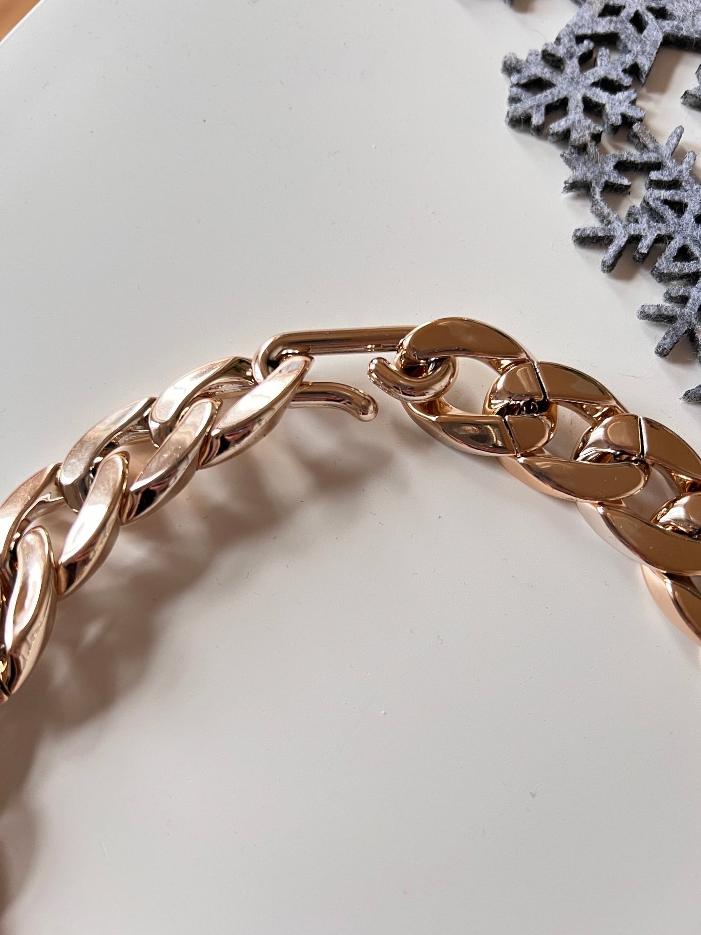 Kette Gliederkette Zart Rose / Gold - FROLLEIN KÄTHE Shop