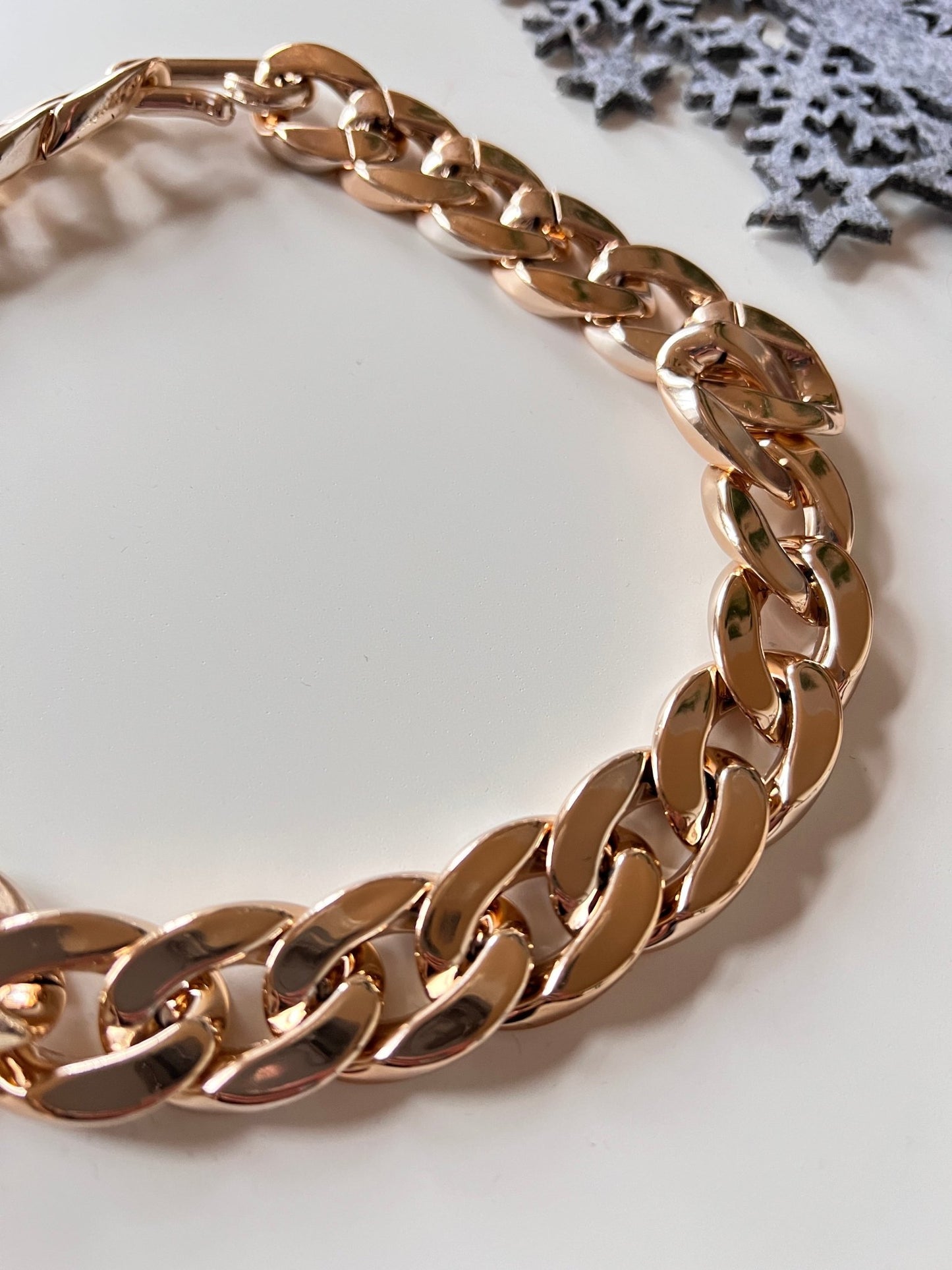 Kette Gliederkette Zart Rose / Gold - FROLLEIN KÄTHE Shop