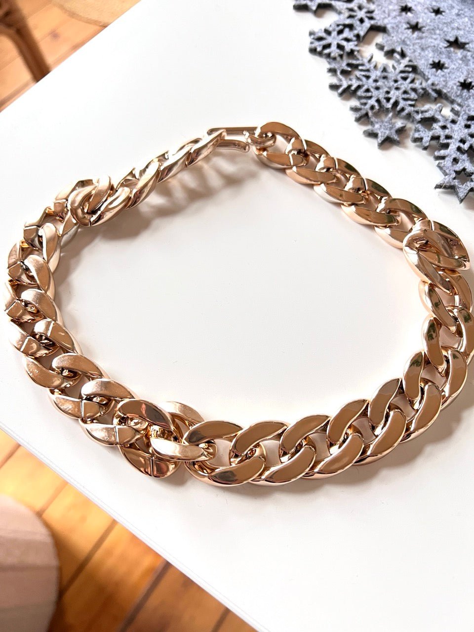 Kette Gliederkette Zart Rose / Gold - FROLLEIN KÄTHE Shop