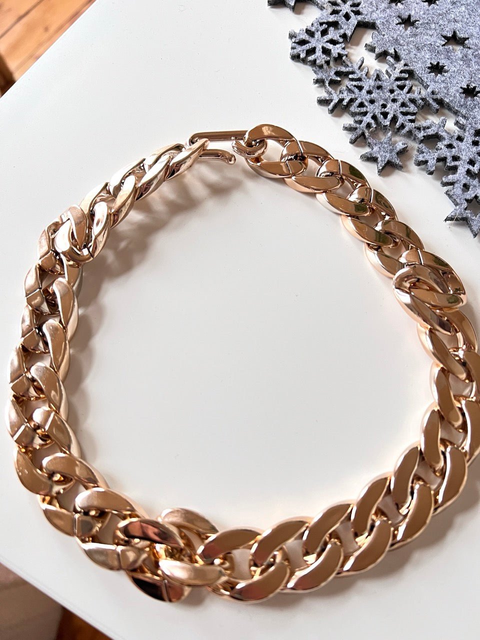 Kette Gliederkette Zart Rose / Gold - FROLLEIN KÄTHE Shop
