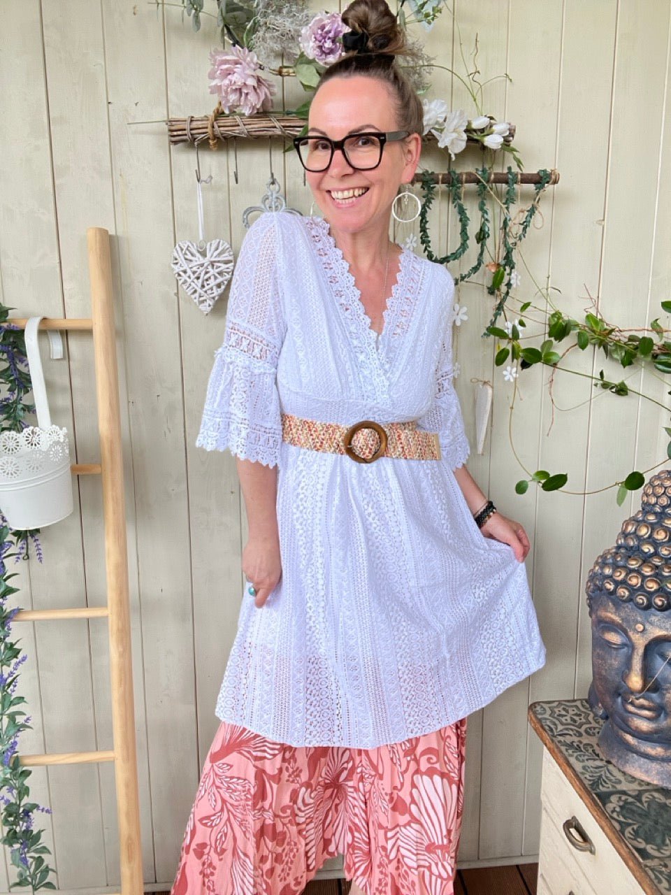 Kleid Alva Weiß - FROLLEIN KÄTHE Shop