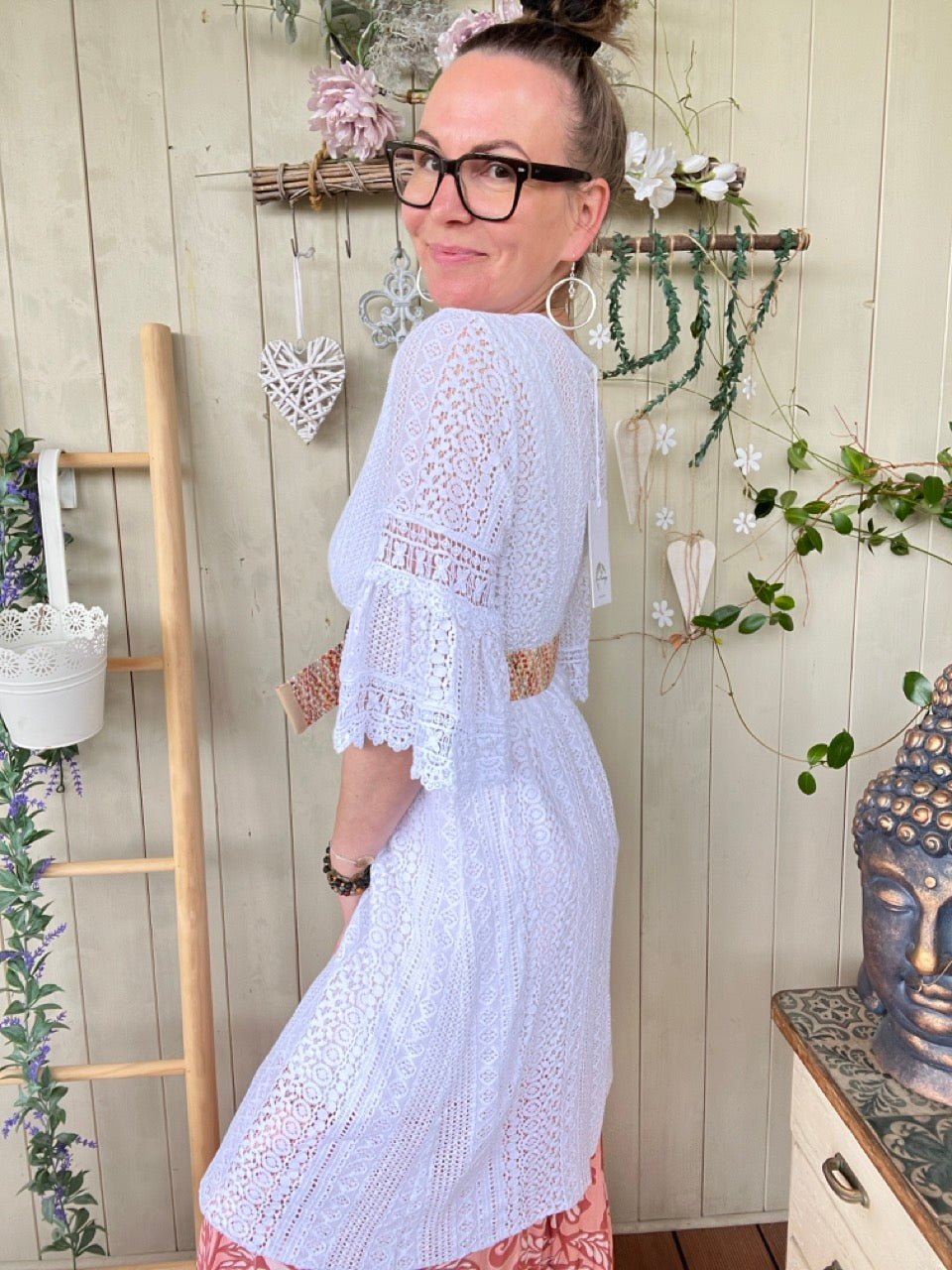 Kleid Alva Weiß - FROLLEIN KÄTHE Shop