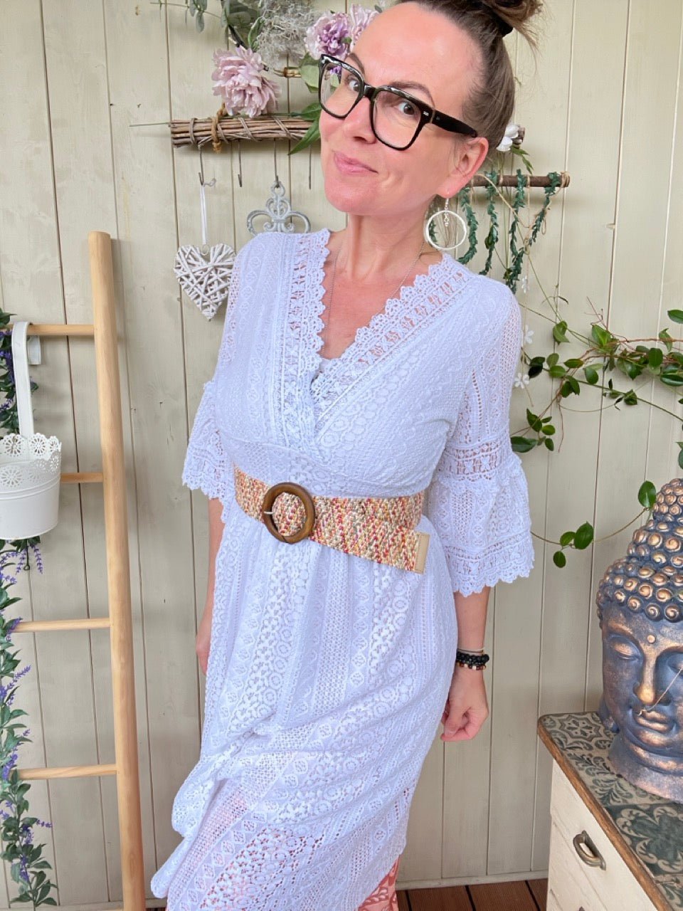 Kleid Alva Weiß - FROLLEIN KÄTHE Shop