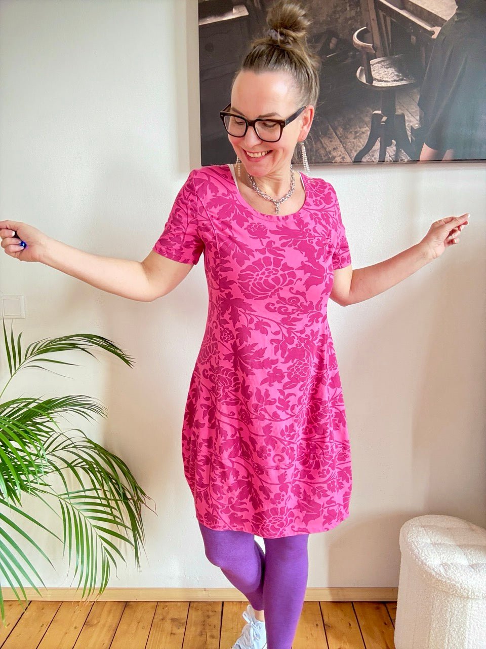 Kleid Ballonkleid Garden Fuchsia Jetzt nur 49,90€ - FROLLEIN KÄTHE Shop