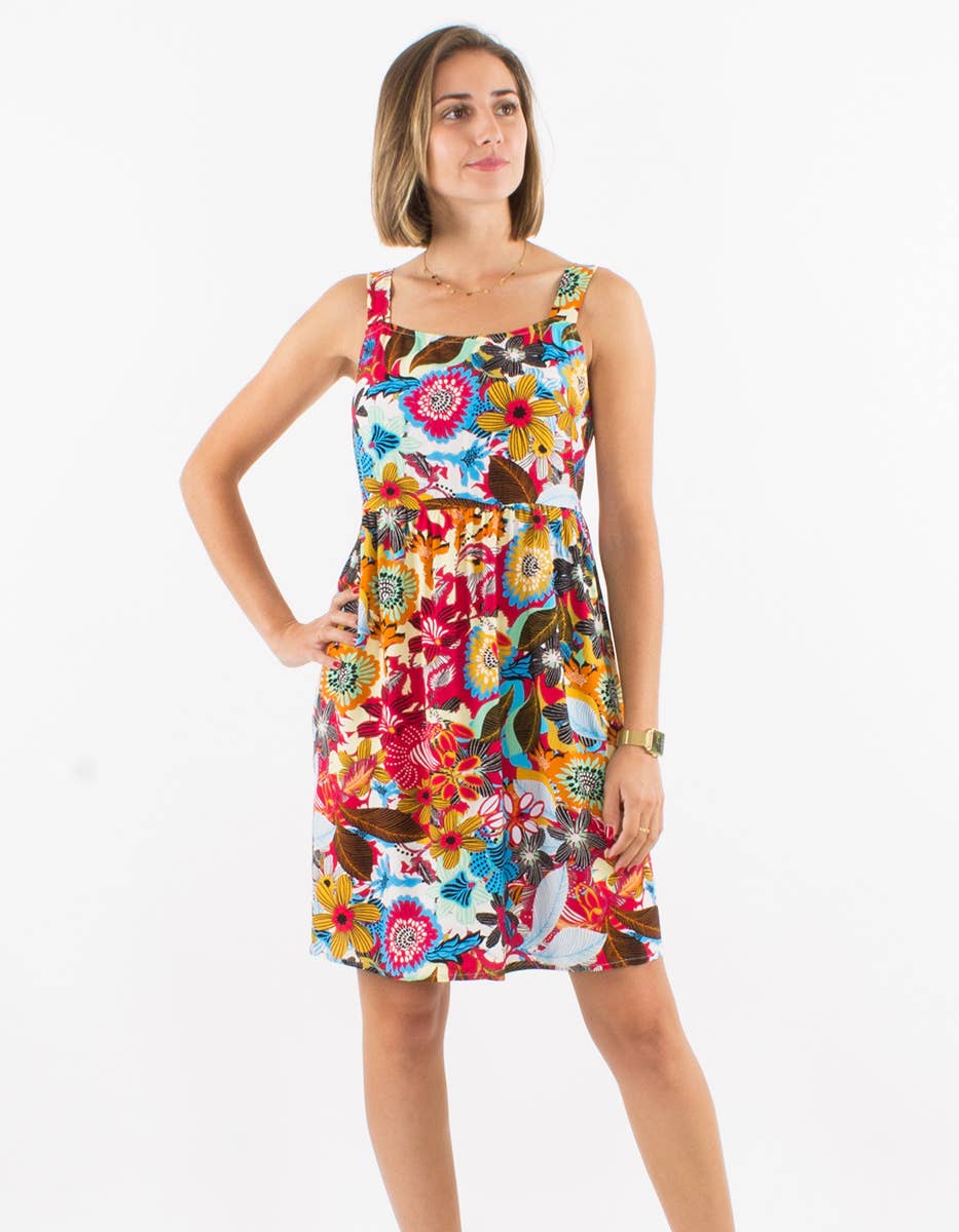Kleid Blumenkuss Bunt - FROLLEIN KÄTHE Shop