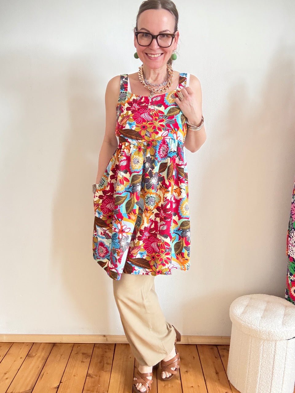 Kleid Blumenkuss Bunt - FROLLEIN KÄTHE Shop