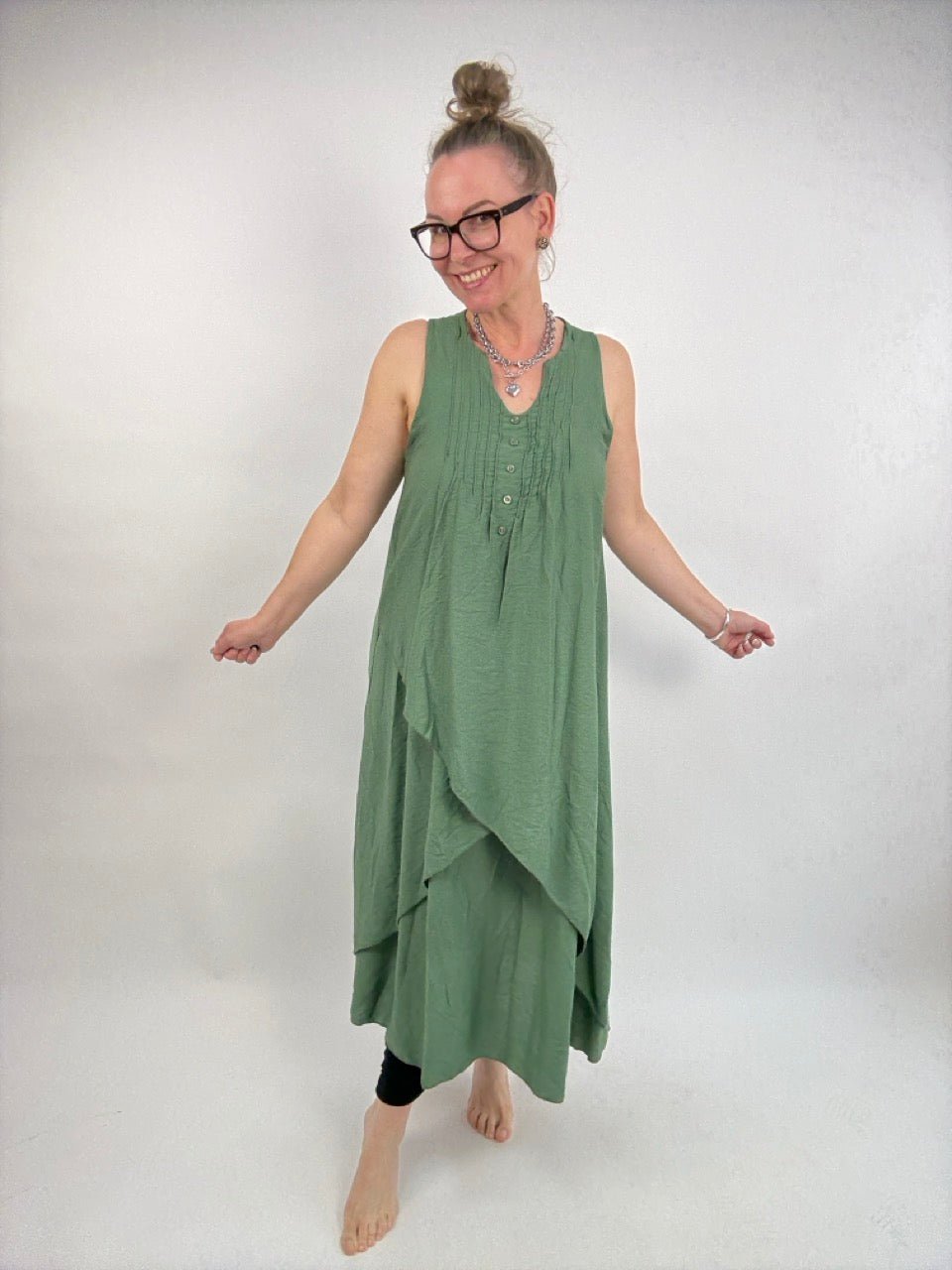 Kleid Cara Olive - FROLLEIN KÄTHE Shop