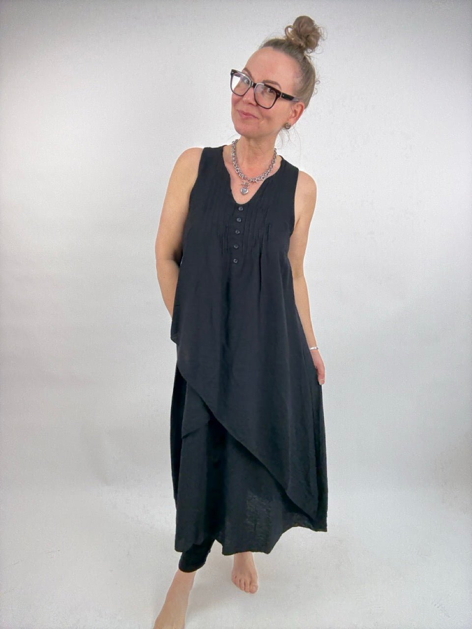 Kleid Cara Schwarz - FROLLEIN KÄTHE Shop