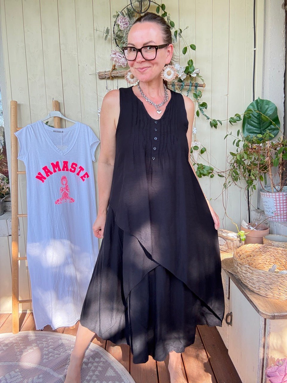 Kleid Cara Schwarz - FROLLEIN KÄTHE Shop