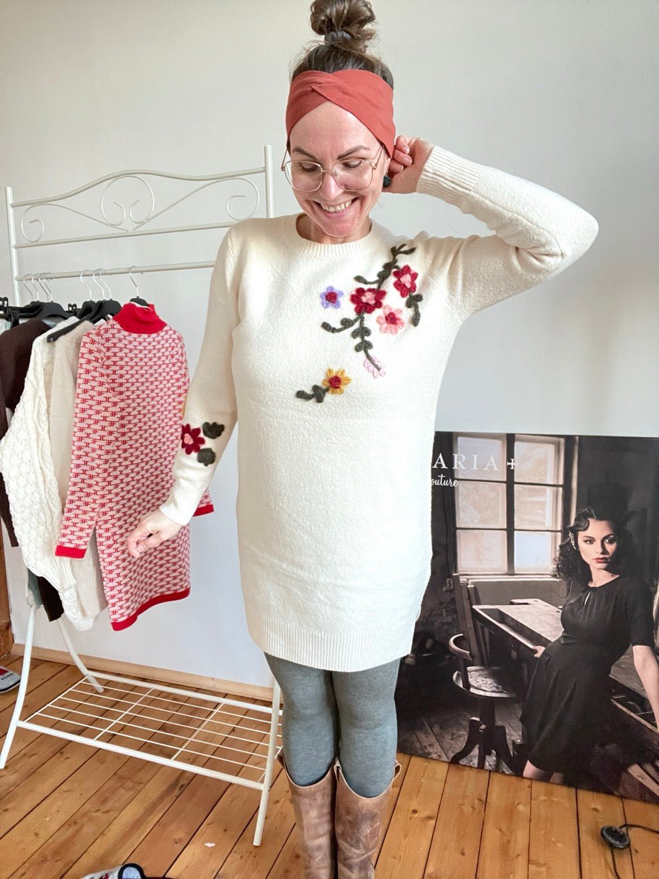 Kleid Flora Cream - FROLLEIN KÄTHE Shop