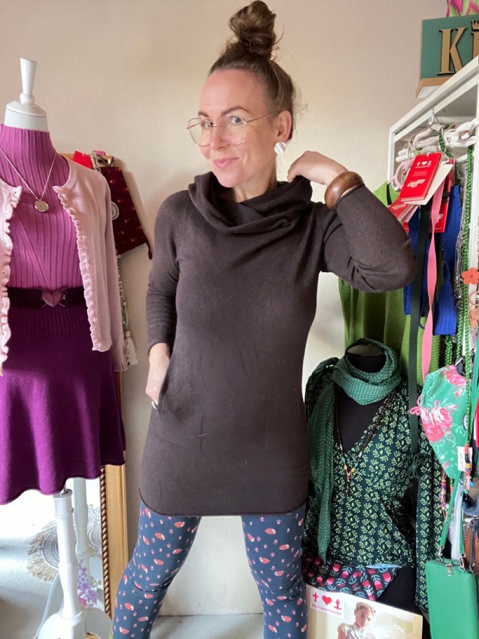 Kleid Fräulein Herrlich Chocolate - FROLLEIN KÄTHE Shop