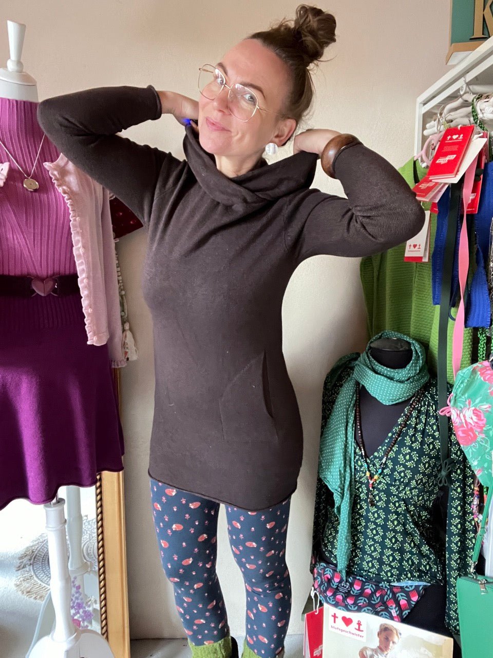 Kleid Fräulein Herrlich Chocolate - FROLLEIN KÄTHE Shop