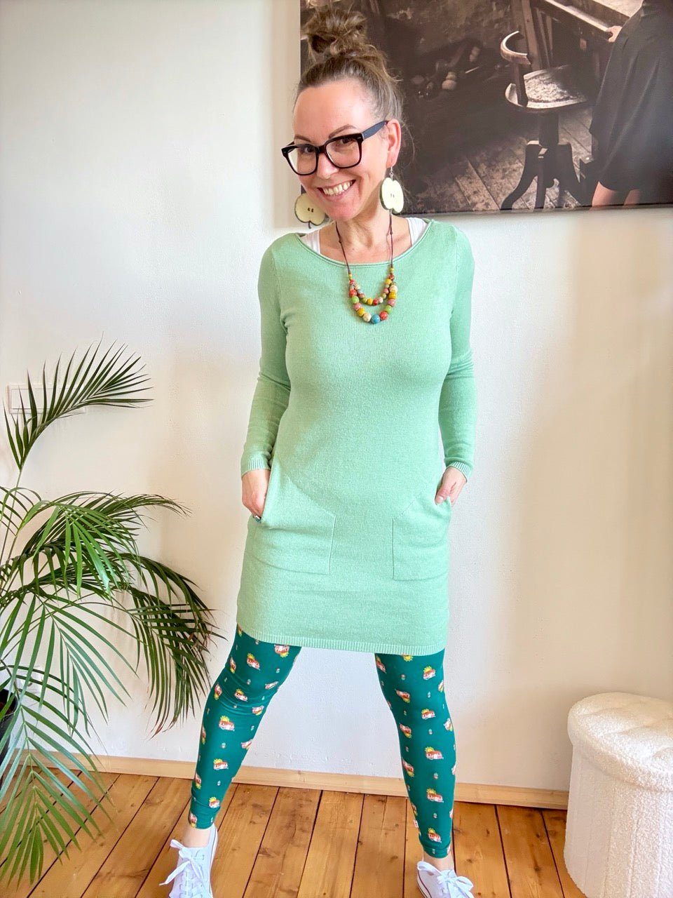 Kleid Herrlich verträumt Mint Grün - FROLLEIN KÄTHE Shop