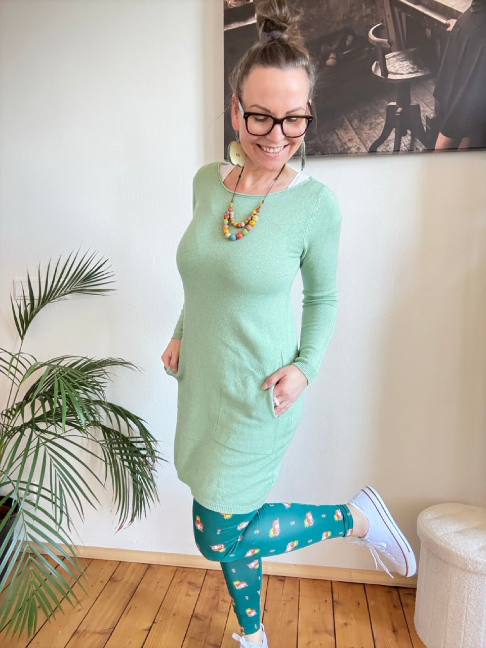 Kleid Herrlich verträumt Mint Grün - FROLLEIN KÄTHE Shop