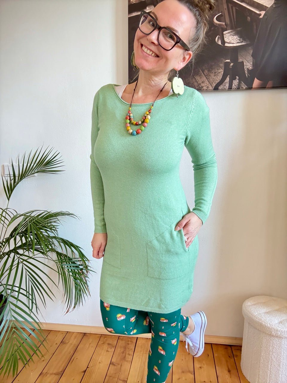 Kleid Herrlich verträumt Mint Grün - FROLLEIN KÄTHE Shop