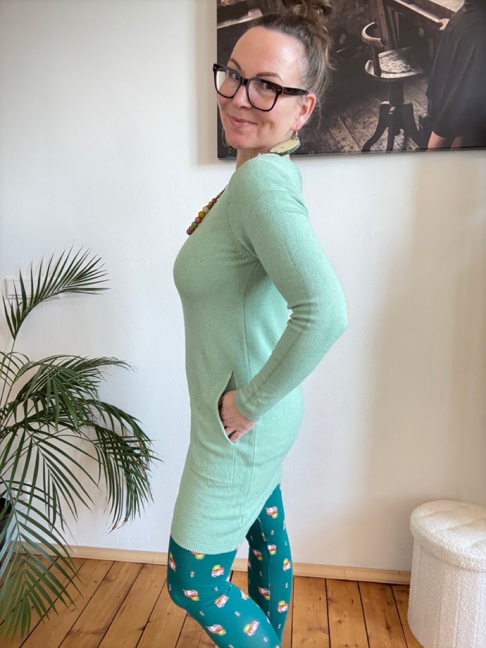 Kleid Herrlich verträumt Mint Grün - FROLLEIN KÄTHE Shop