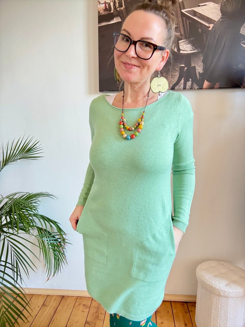 Kleid Herrlich verträumt Mint Grün - FROLLEIN KÄTHE Shop