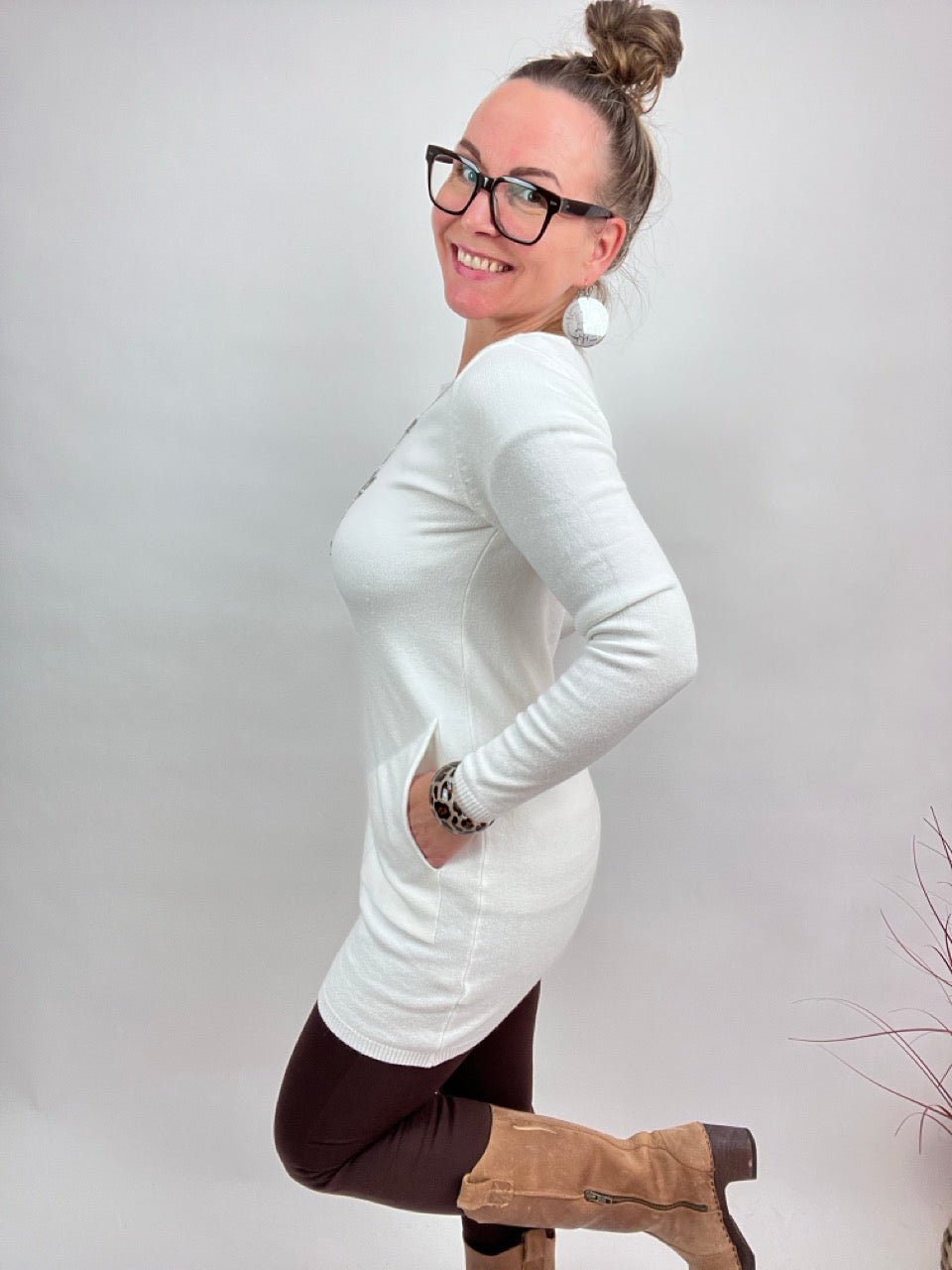 Kleid Herrlich verträumt Wollweiß - FROLLEIN KÄTHE Shop