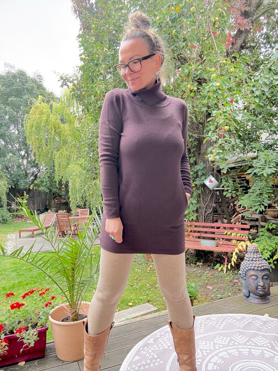Kleid Herrlich weich Chocolate - FROLLEIN KÄTHE Shop