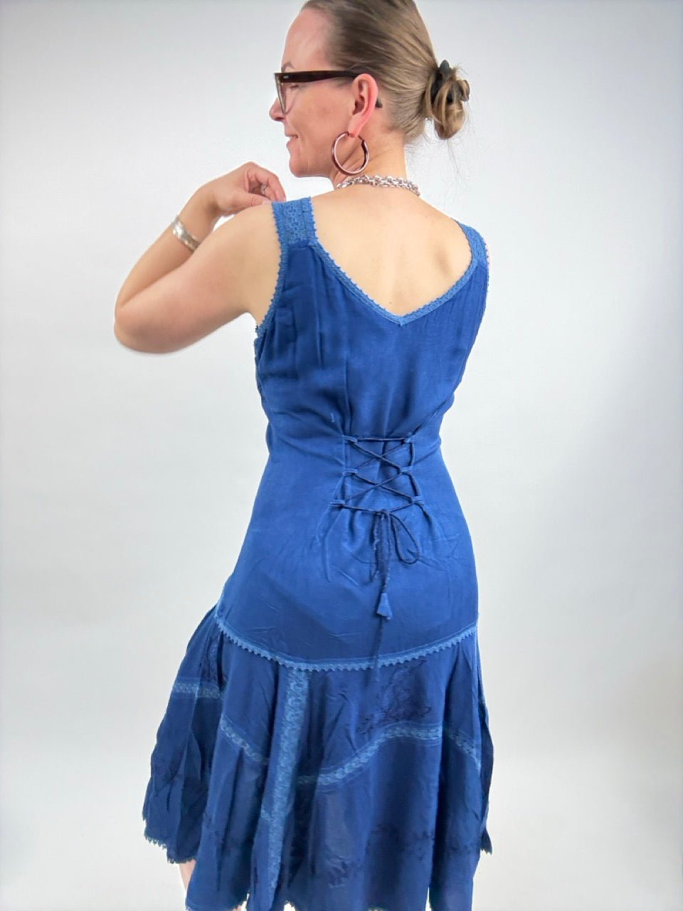 Kleid Ira Blau - FROLLEIN KÄTHE Shop