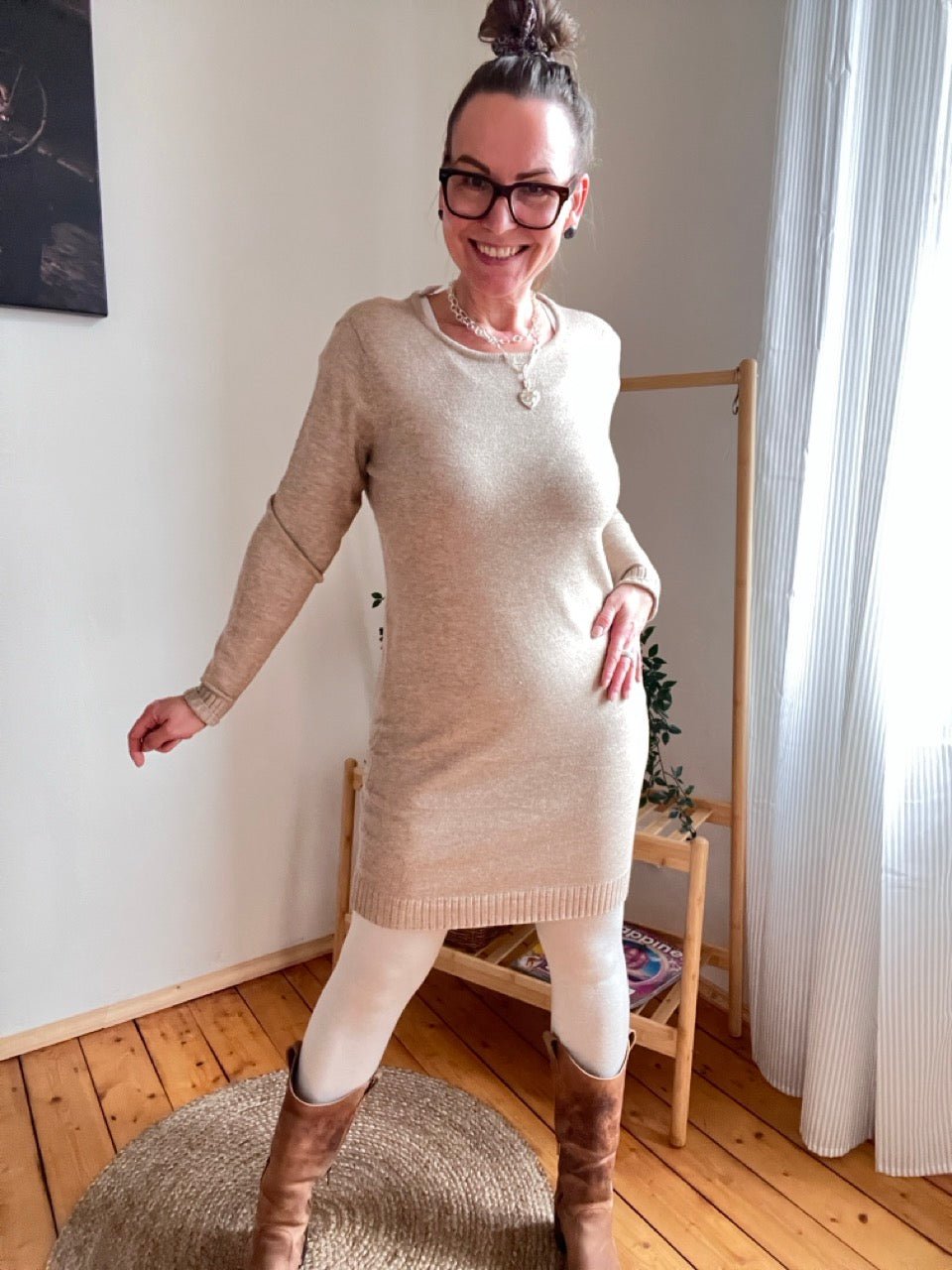 Kleid Kaira Sand - FROLLEIN KÄTHE Shop