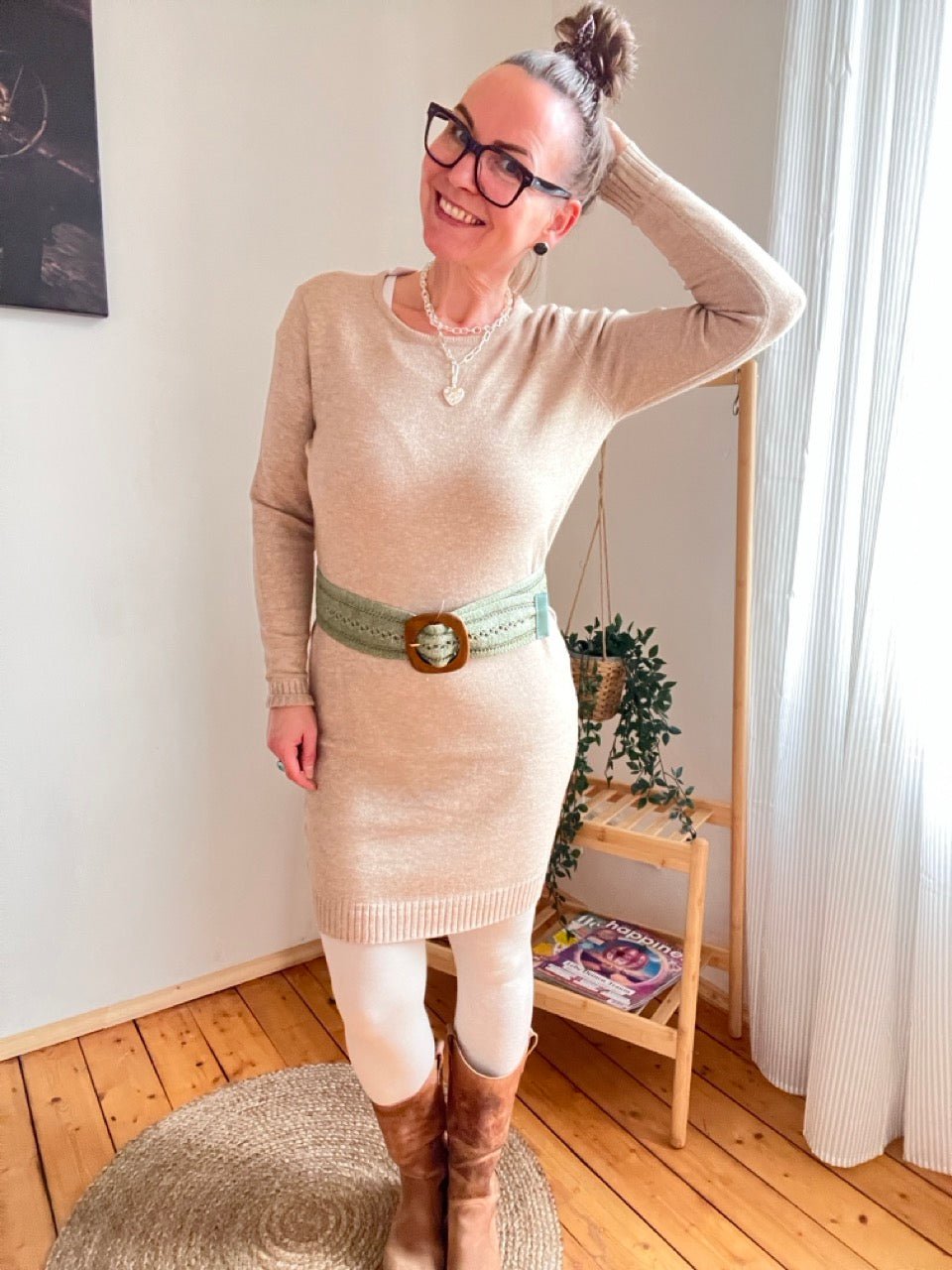 Kleid Kaira Sand - FROLLEIN KÄTHE Shop