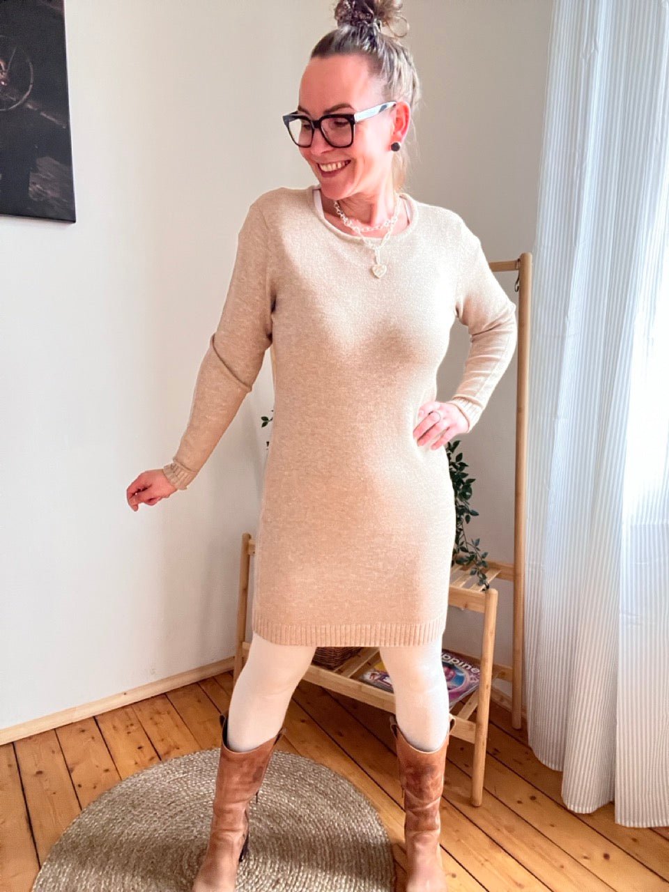 Kleid Kaira Sand - FROLLEIN KÄTHE Shop