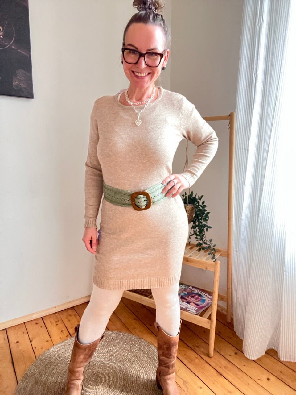 Kleid Kaira Sand - FROLLEIN KÄTHE Shop