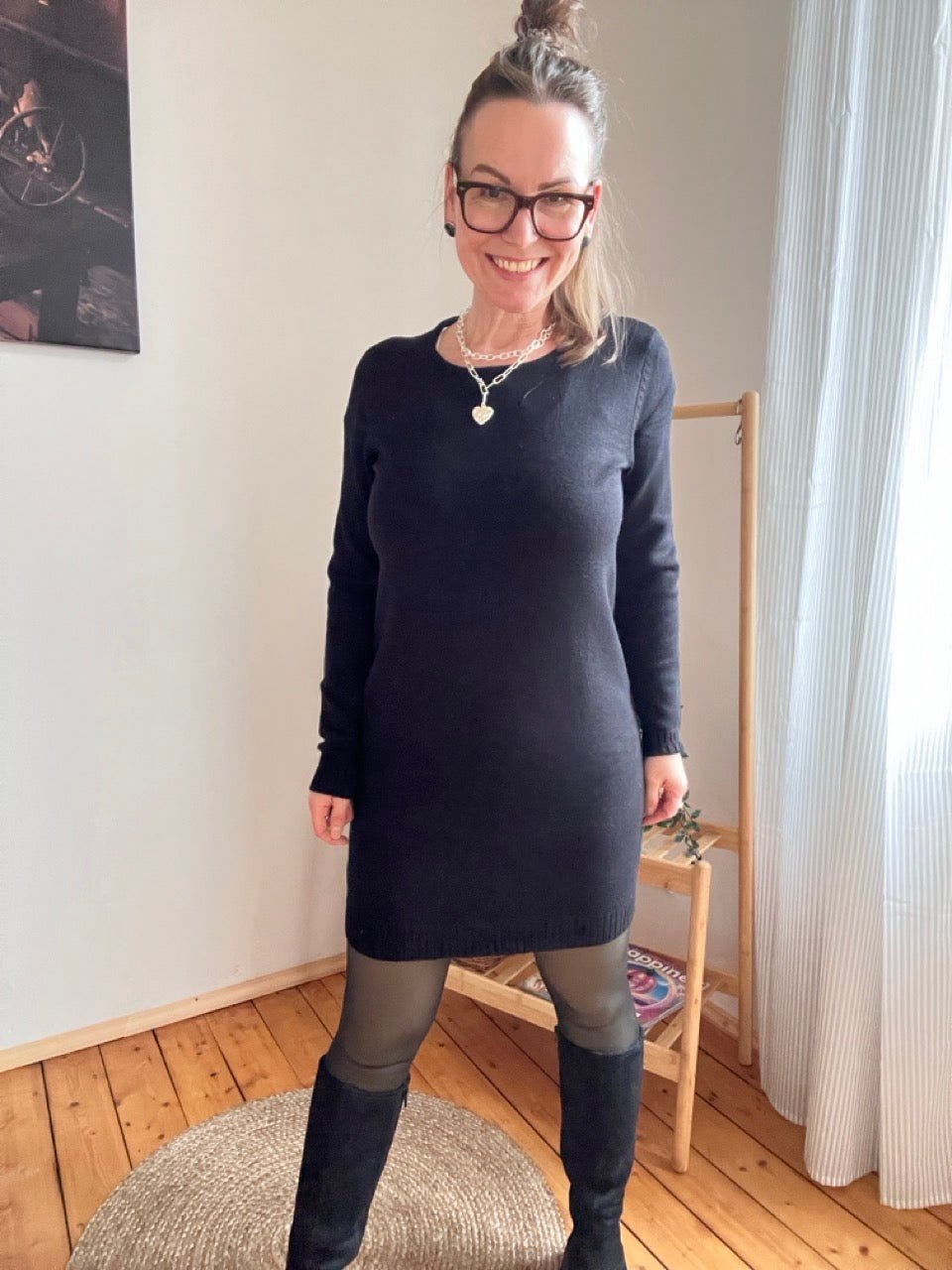 Kleid Kaira Schwarz - FROLLEIN KÄTHE Shop