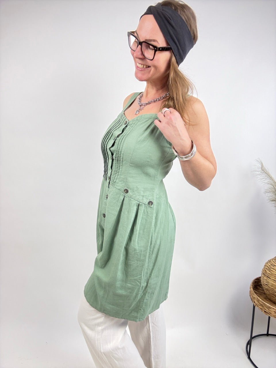 Kleid Mara Grün - FROLLEIN KÄTHE Shop