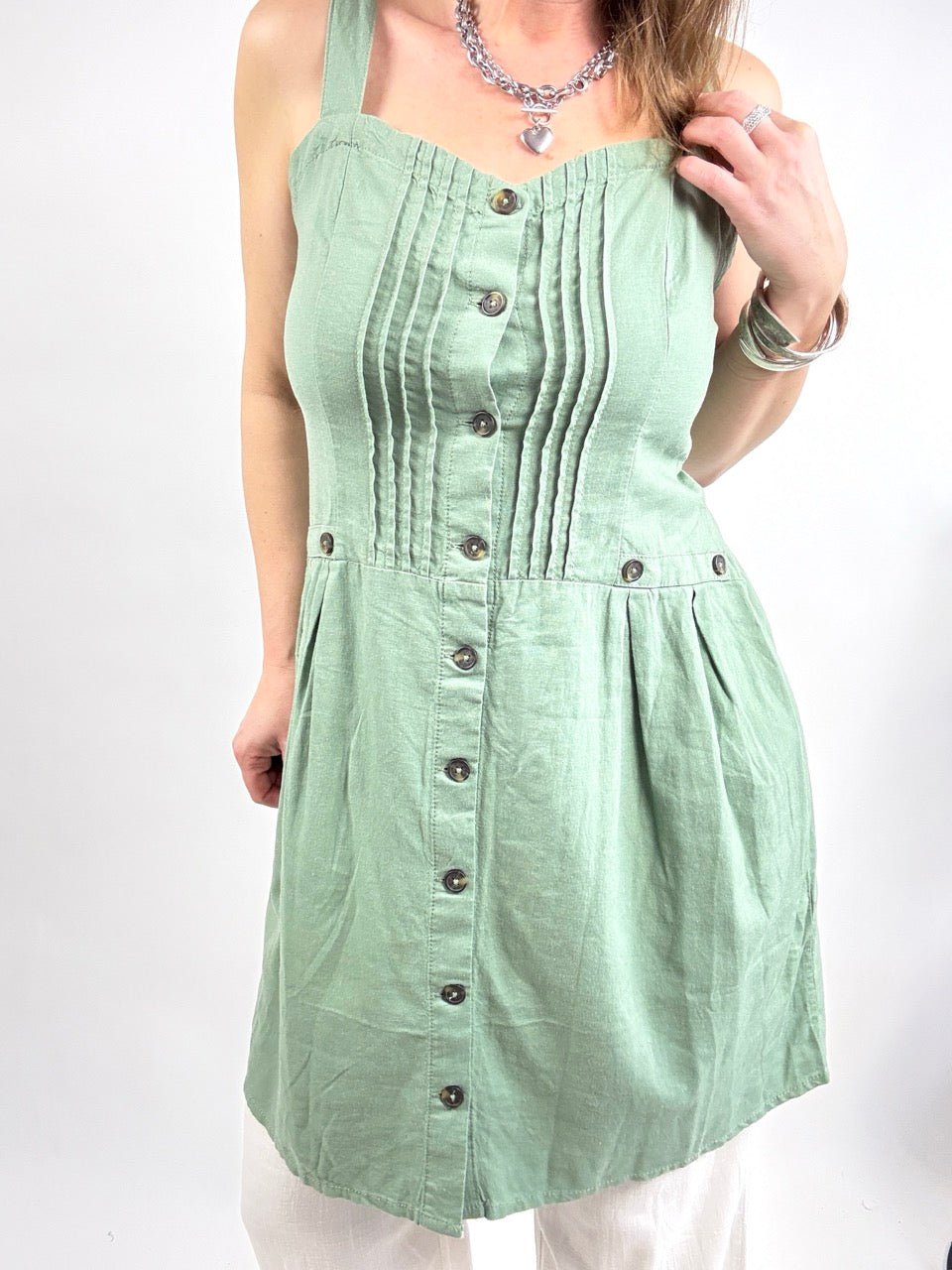 Kleid Mara Grün - FROLLEIN KÄTHE Shop