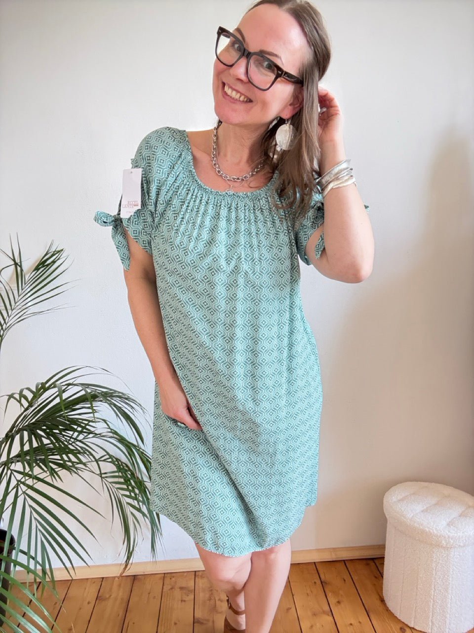 Kleid Mila Morgenschön Salbei - FROLLEIN KÄTHE Shop