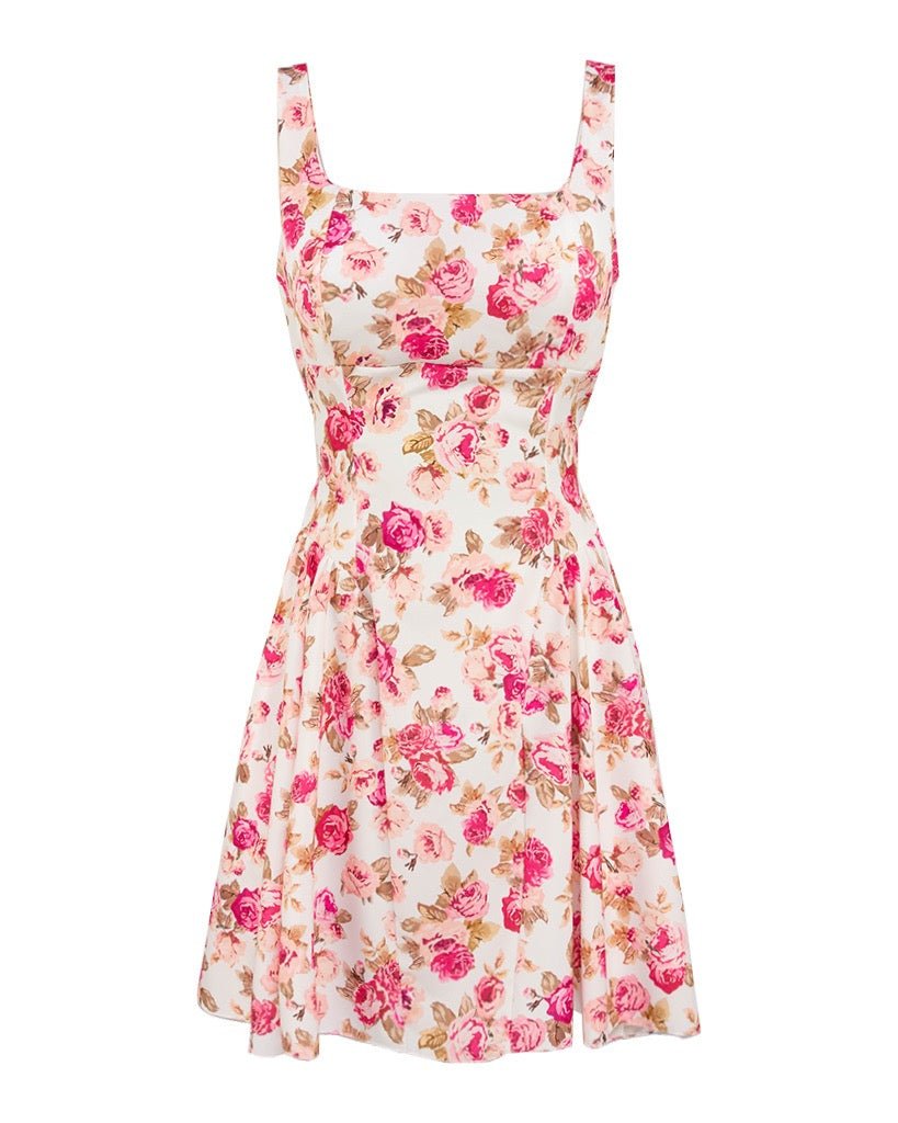Kleid Mina Flower Weiß - FROLLEIN KÄTHE Shop