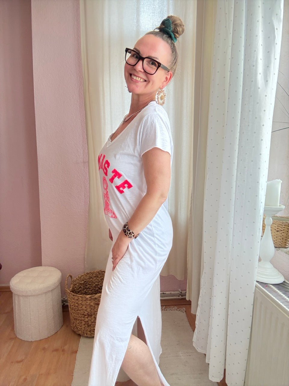 Kleid Namaste Weiß - FROLLEIN KÄTHE Shop