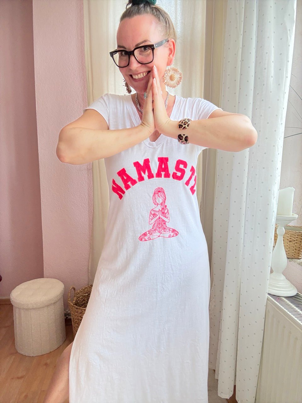 Kleid Namaste Weiß - FROLLEIN KÄTHE Shop