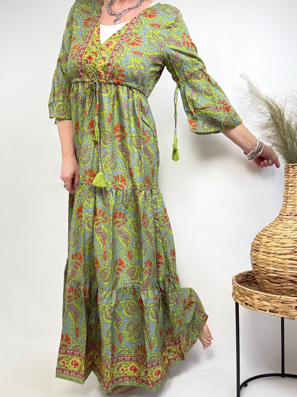 Kleid Samira Grün - FROLLEIN KÄTHE Shop