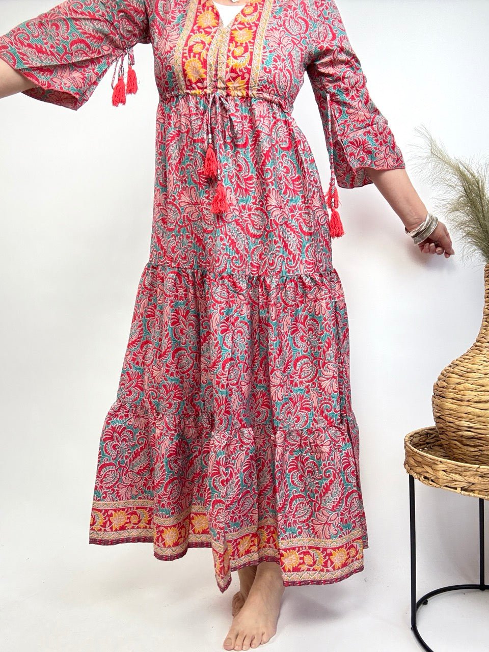 Kleid Samira Himbeer - FROLLEIN KÄTHE Shop