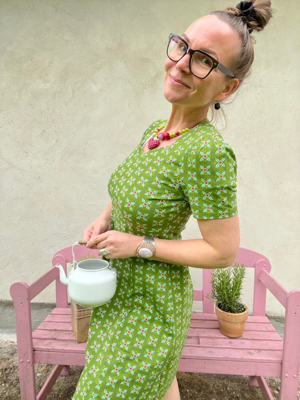 Kleid Sommerliebe Grün - FROLLEIN KÄTHE Shop