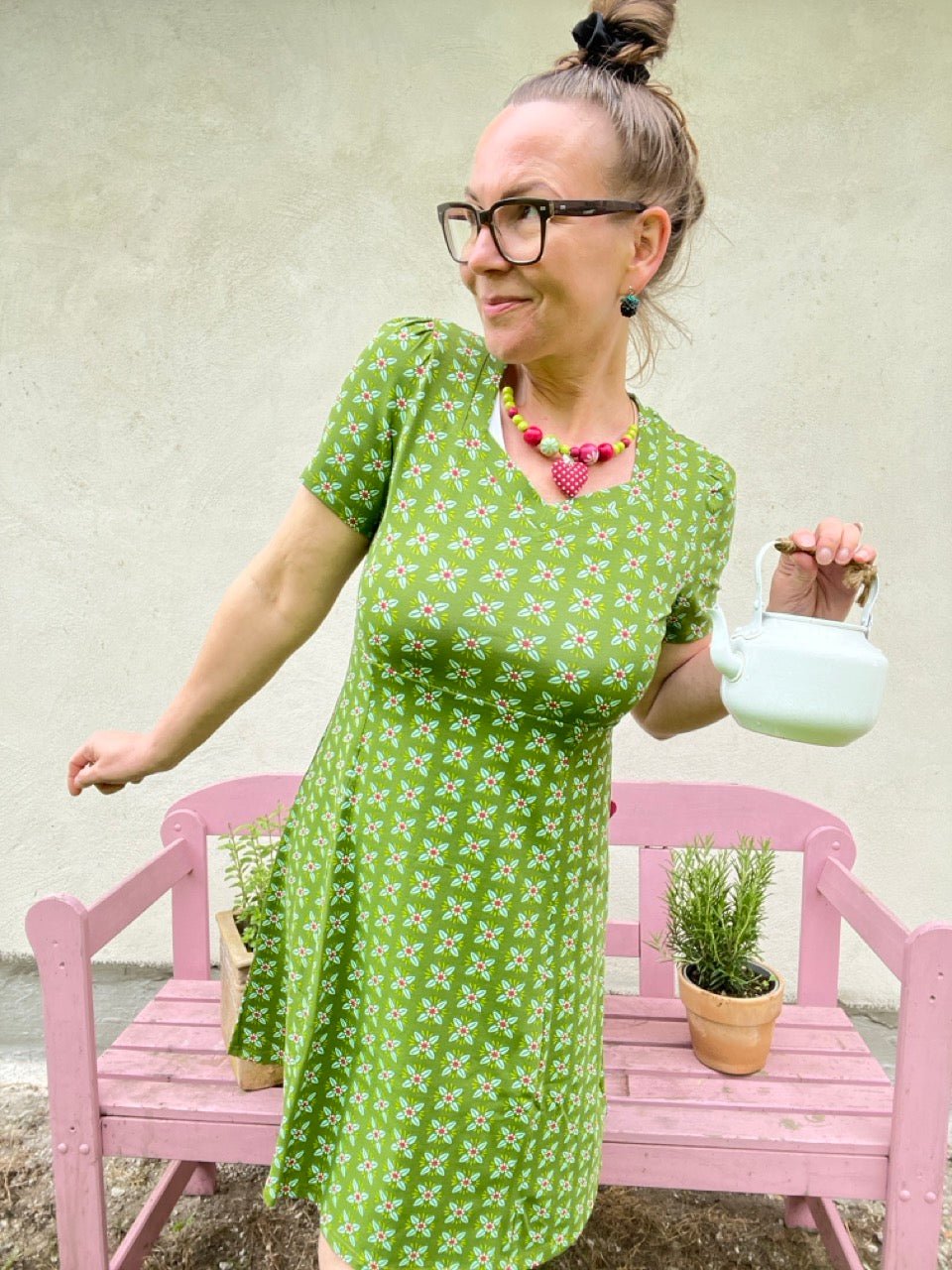 Kleid Sommerliebe Grün - FROLLEIN KÄTHE Shop