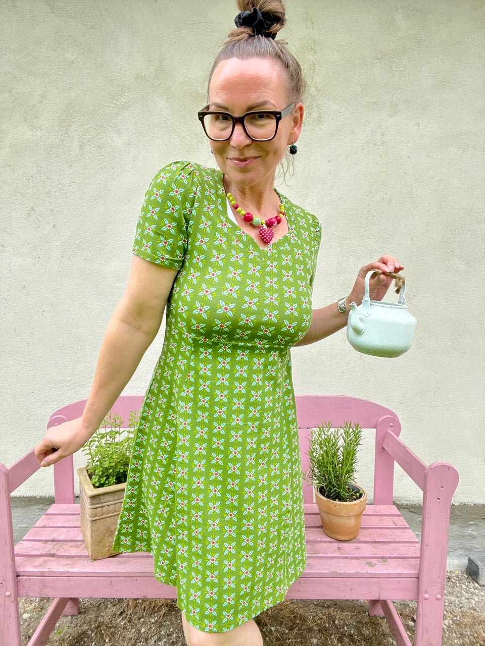 Kleid Sommerliebe Grün - FROLLEIN KÄTHE Shop