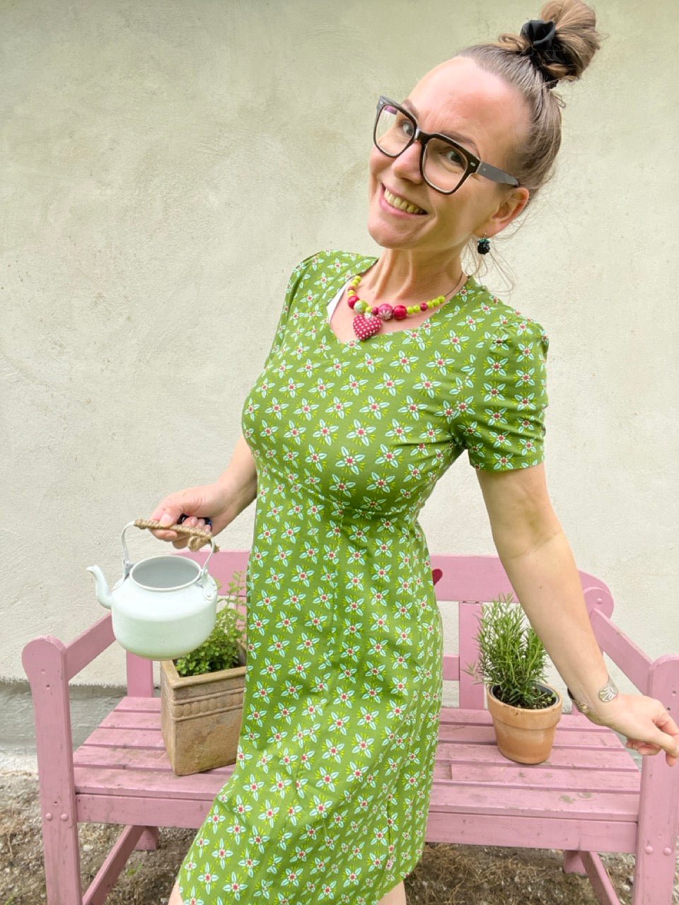 Kleid Sommerliebe Grün - FROLLEIN KÄTHE Shop