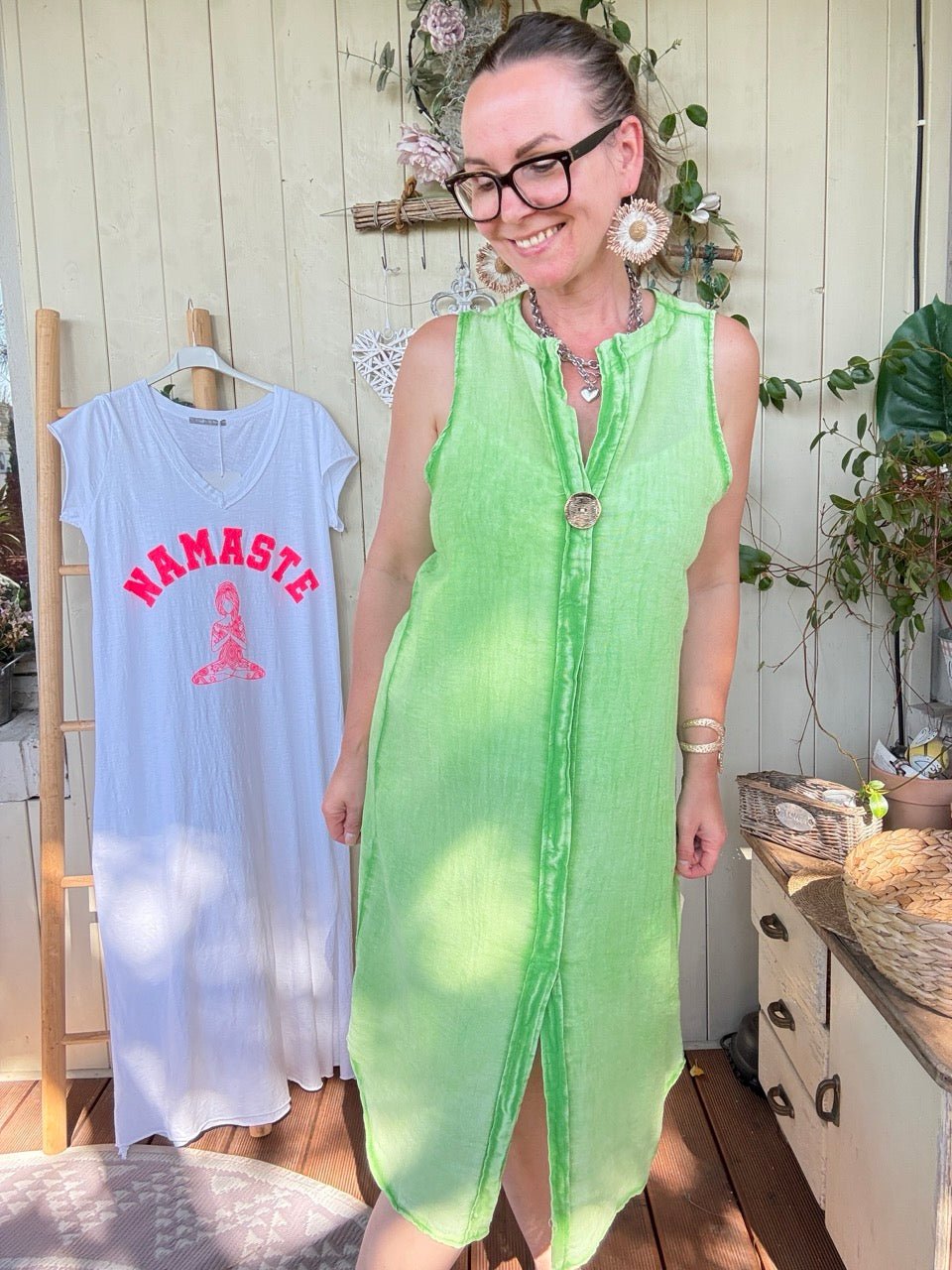 Kleid Summer Time Grün - FROLLEIN KÄTHE Shop