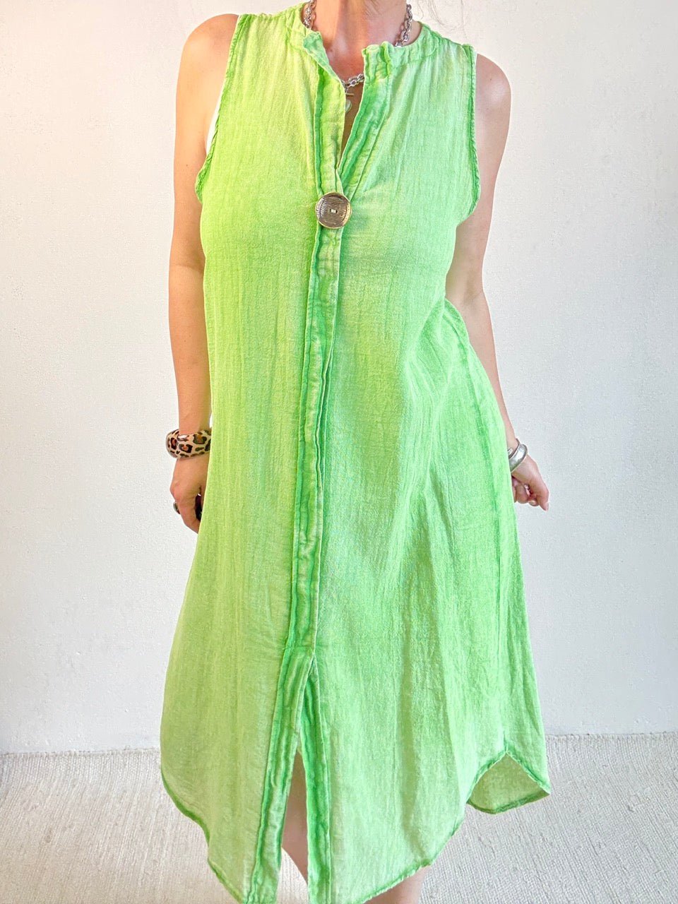 Kleid Summer Time Grün - FROLLEIN KÄTHE Shop
