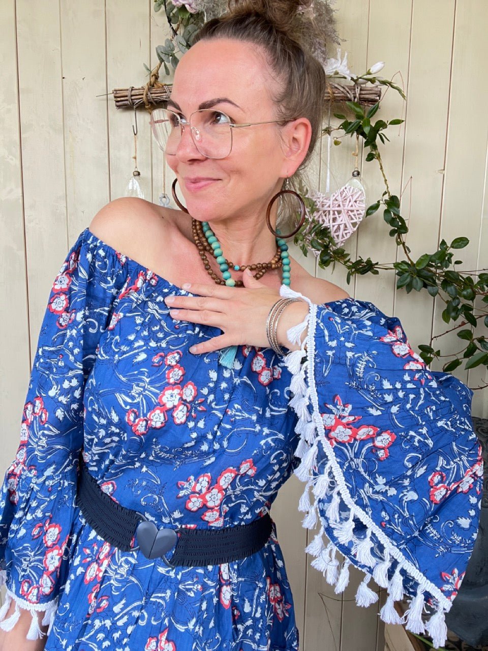 Kleid Tunika Ciao Merida Blau - FROLLEIN KÄTHE Shop
