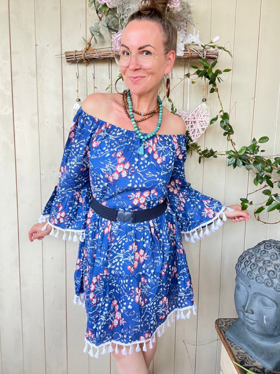Kleid Tunika Ciao Merida Blau - FROLLEIN KÄTHE Shop