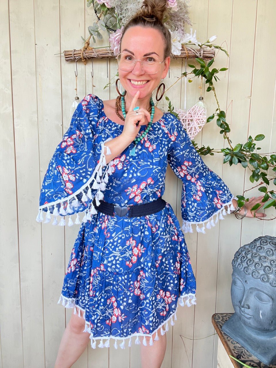 Kleid Tunika Ciao Merida Blau - FROLLEIN KÄTHE Shop