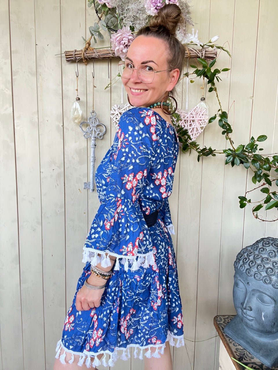 Kleid Tunika Ciao Merida Blau - FROLLEIN KÄTHE Shop